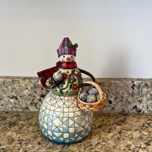 Jim Shore already to Roll Snowman